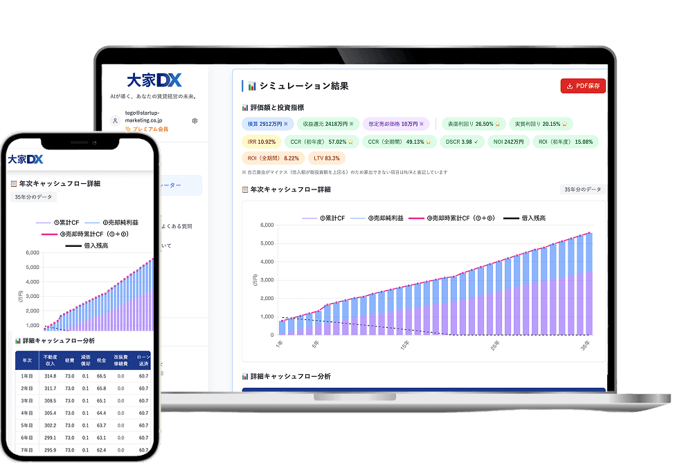 不動産投資シミュレーション